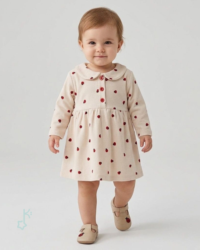 Little Ladybug Printed Dress