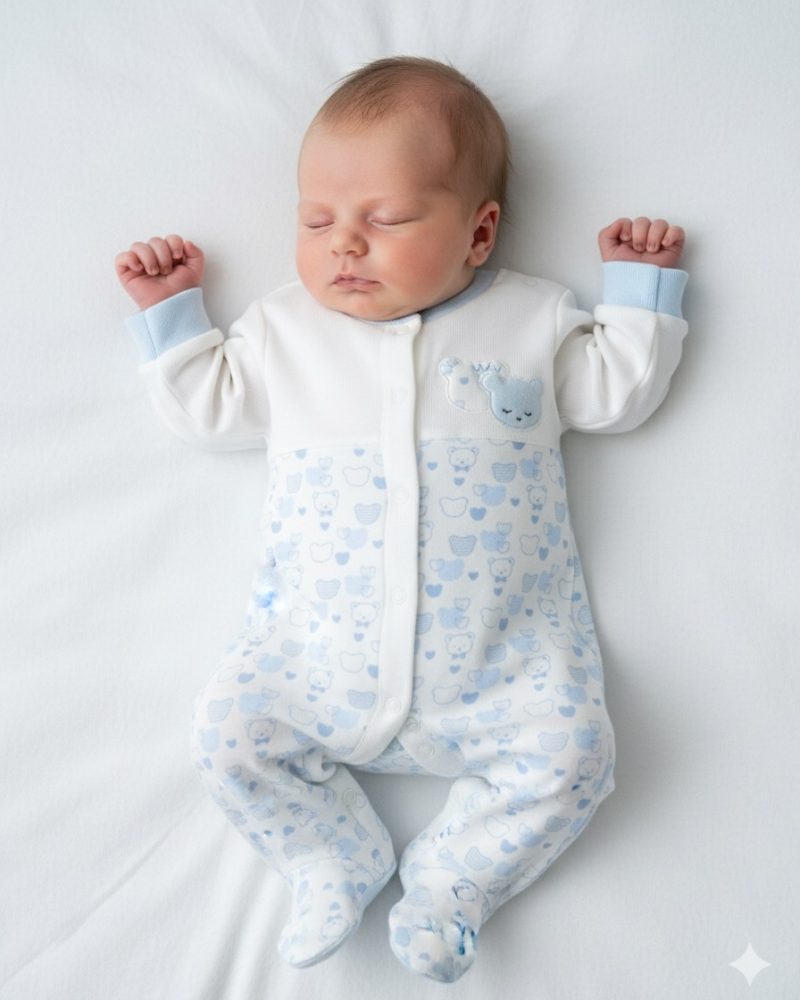 Bear Print Overall