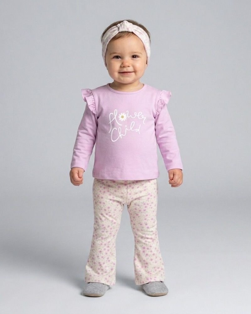 Flower Child Set with Matching Headband