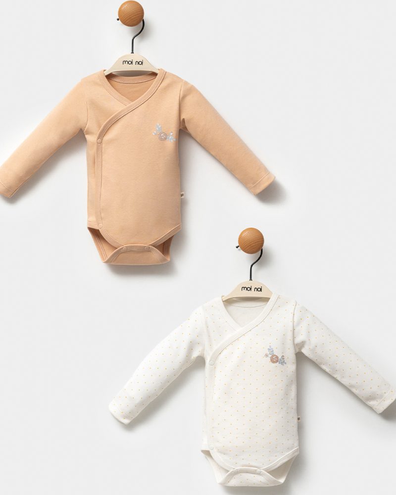 Soft Cotton Baby Bodysuit Duo