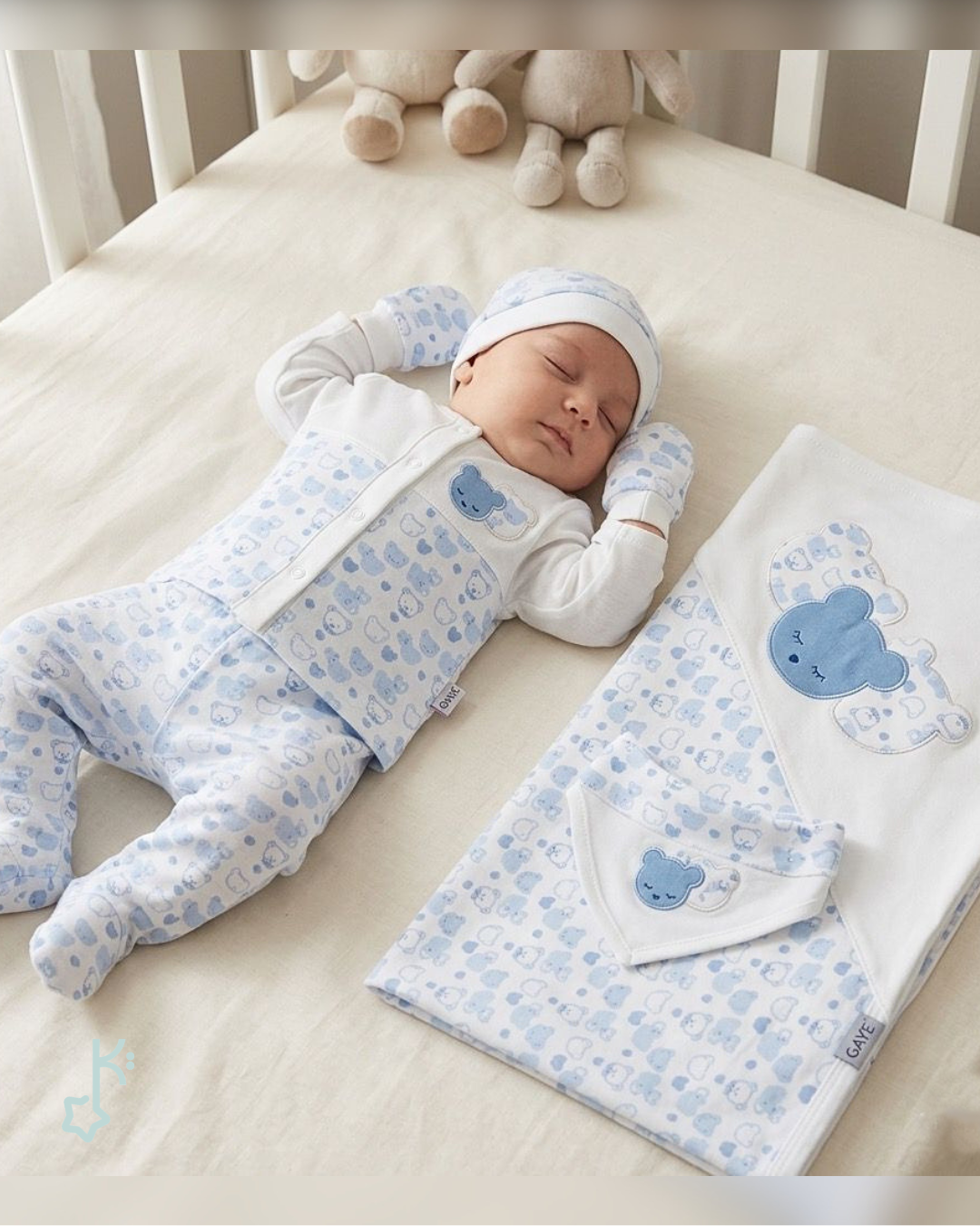 Bear Head Pattern 10-Piece Set