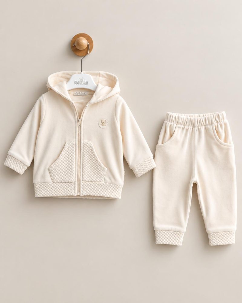 Cream Quilted Comfort Set