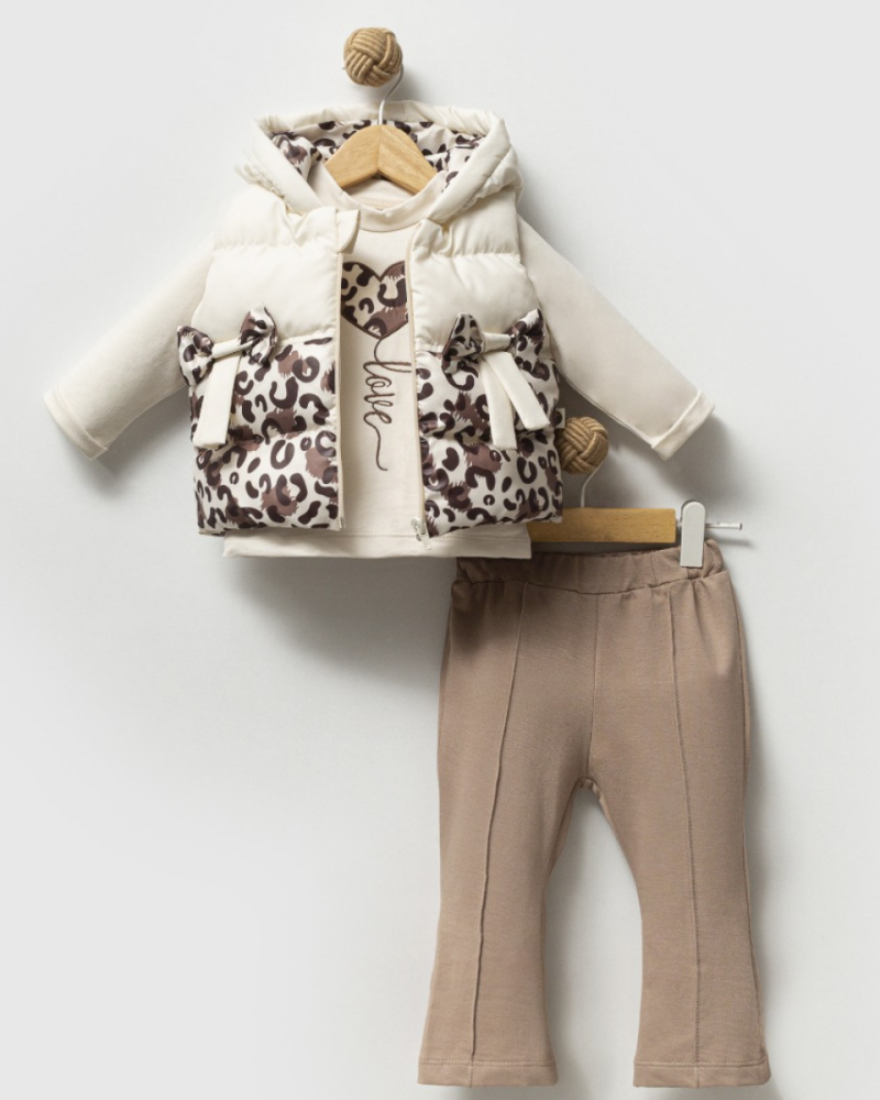 Leopard Quilted Set