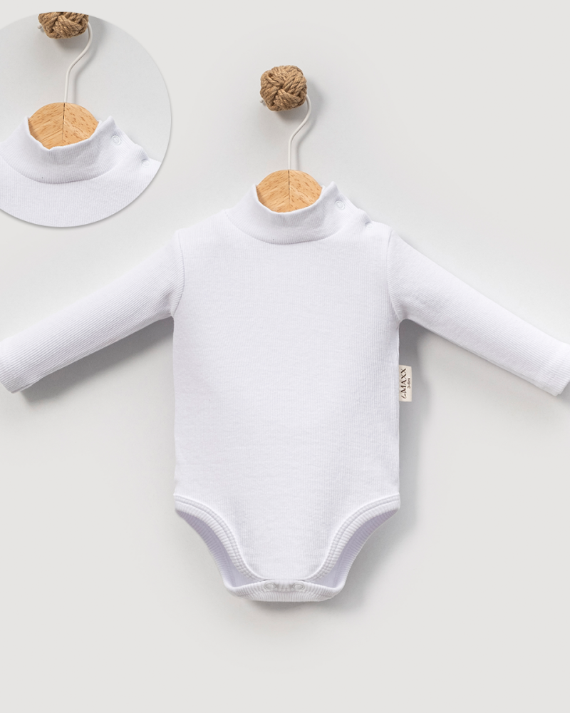 Crew Neck White Bodysuit