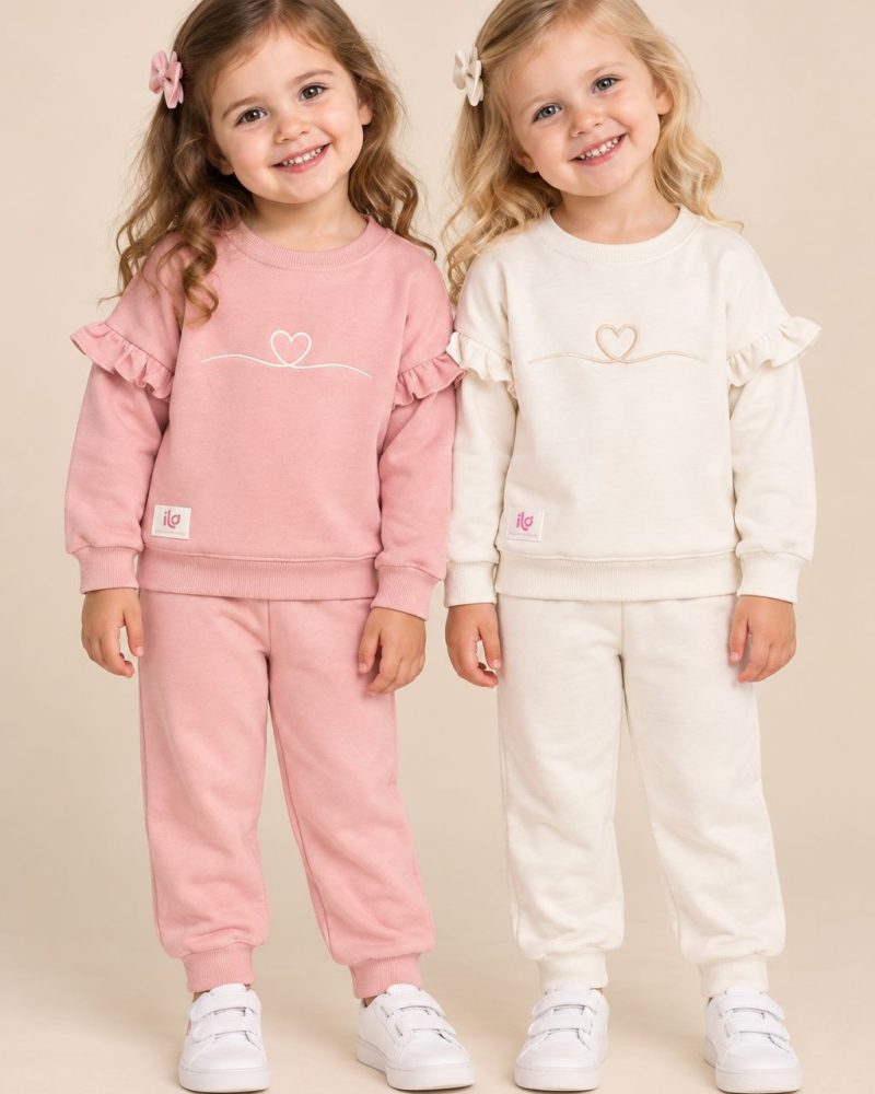 Embroidered Heart Set