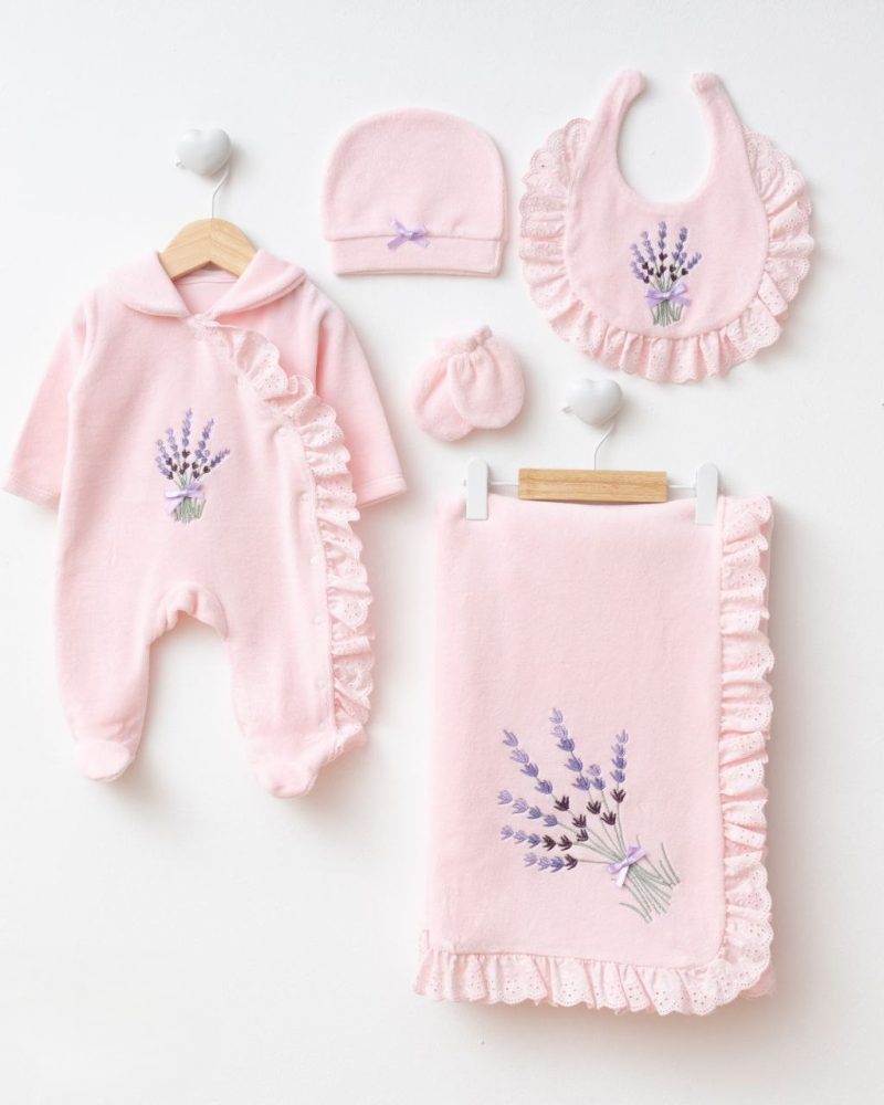 Lavender velvet set