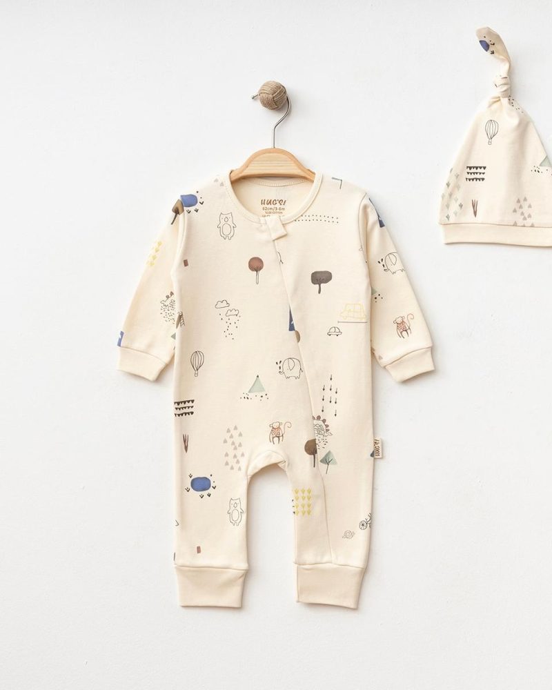 Dream Balloon Overall with Matching Hat