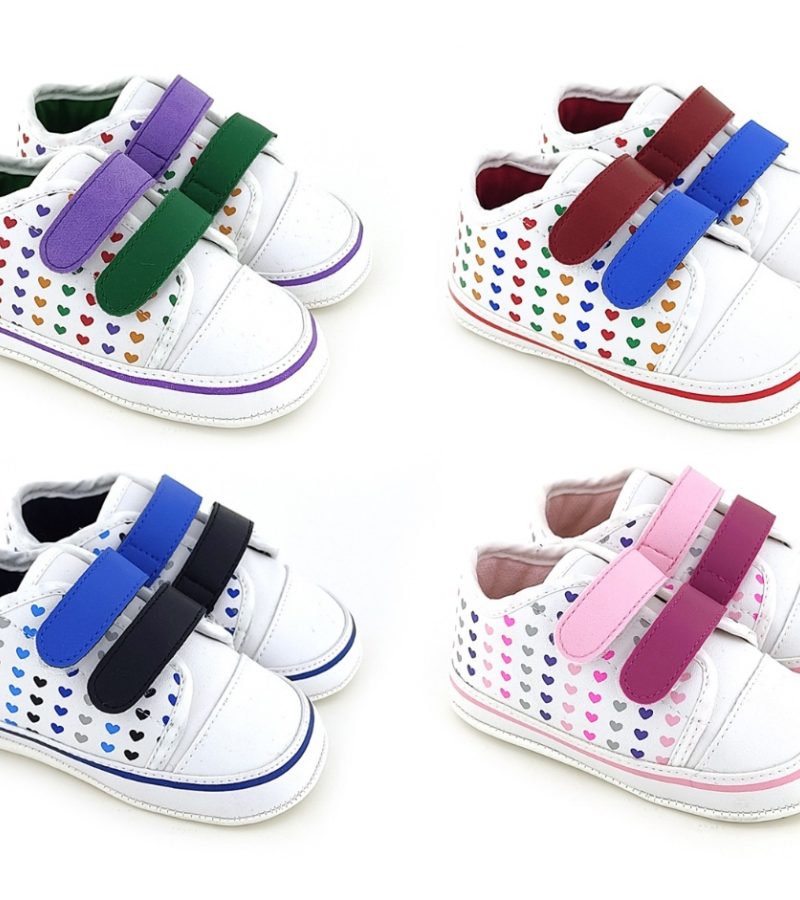 Rainbow Hearts Sneakers