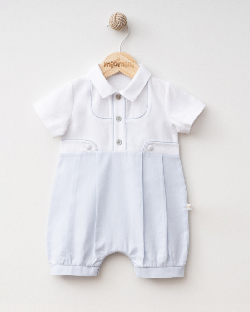 Blue Charm Romper