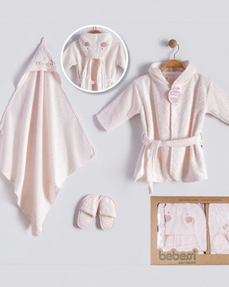 Rosé Comfort Bathrobe Set
