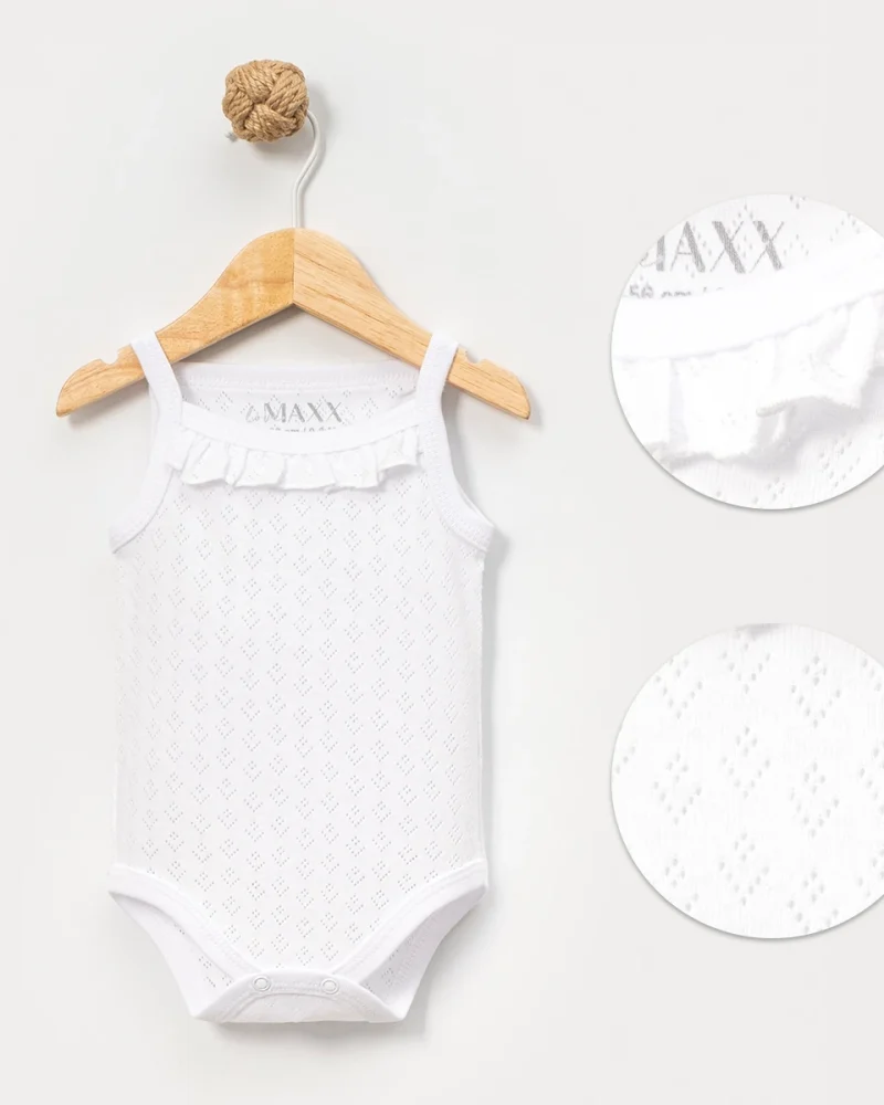 Ruffle Neckline Bodysuit