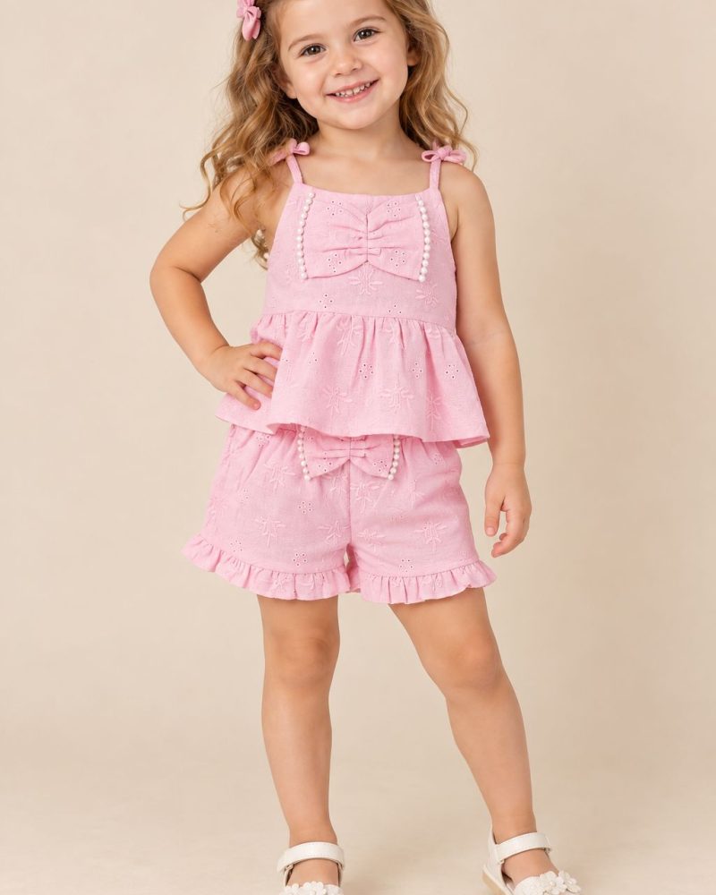 Rosé Ruffle Set