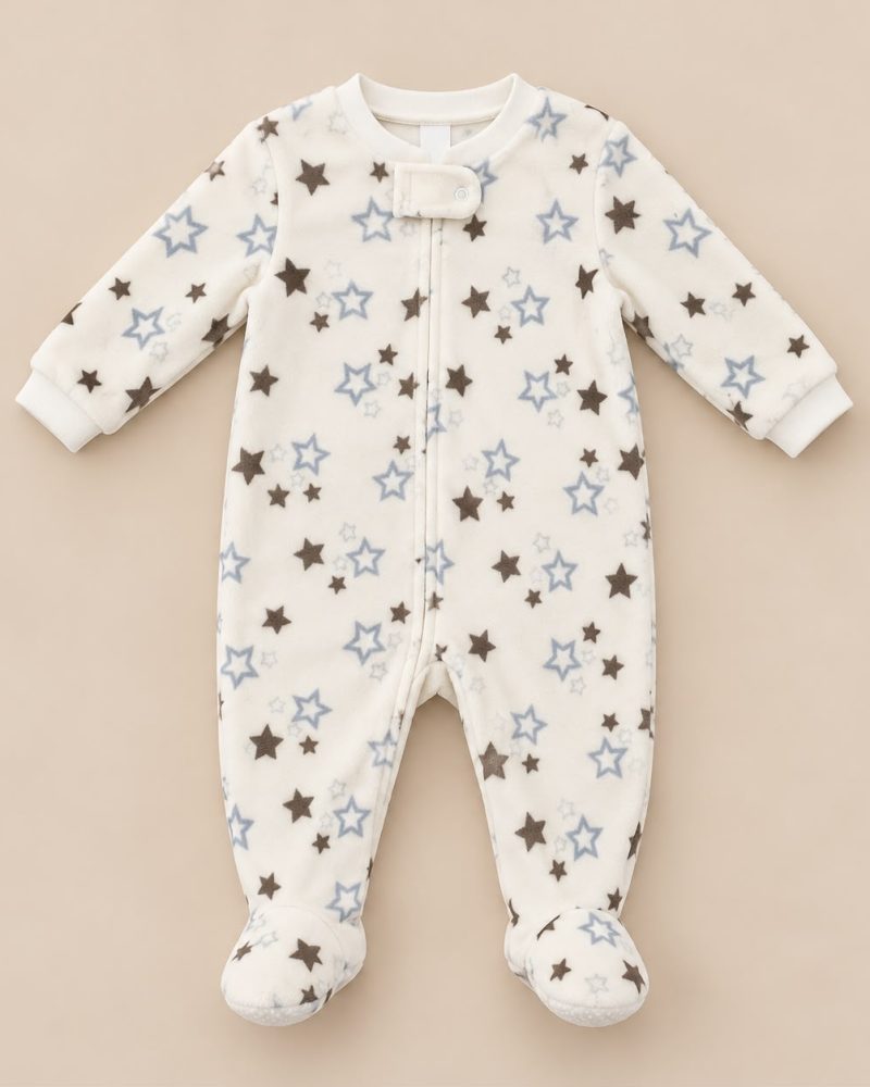 Carter’s Starry Night Fleece Footed Overall