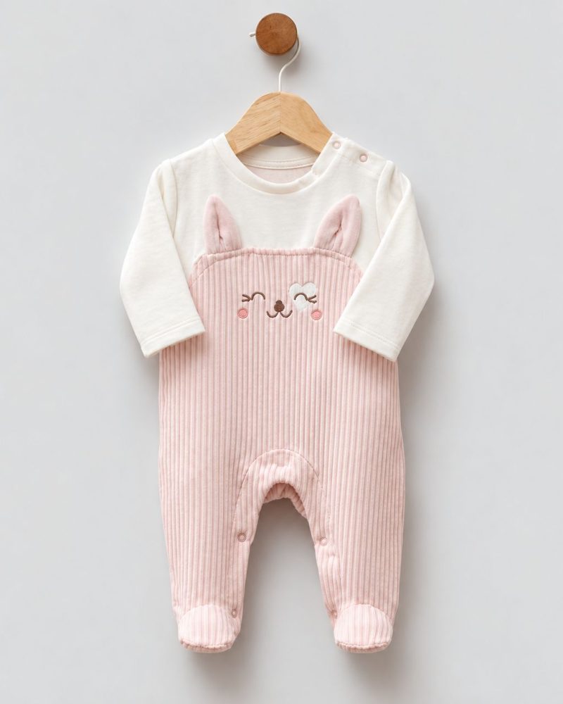 Cozy Bunny Footed Overall