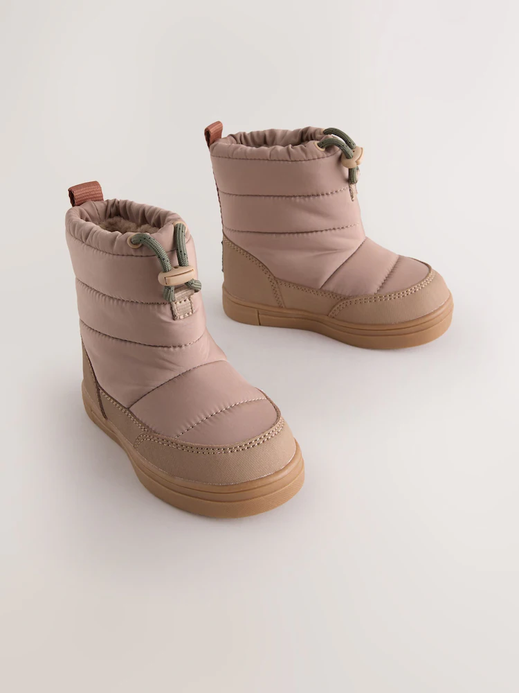 Neutral Thermal Thinsulate™ Lined Quilted Water Resistant Boots