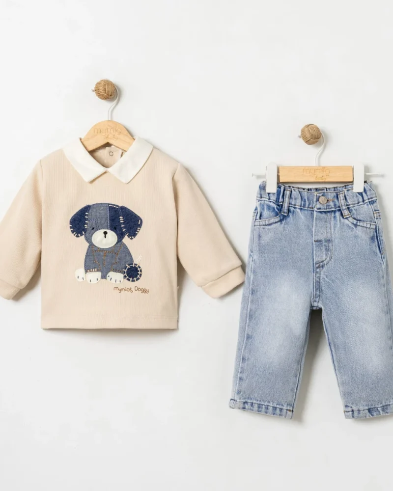 Sweet Puppy Denim Set