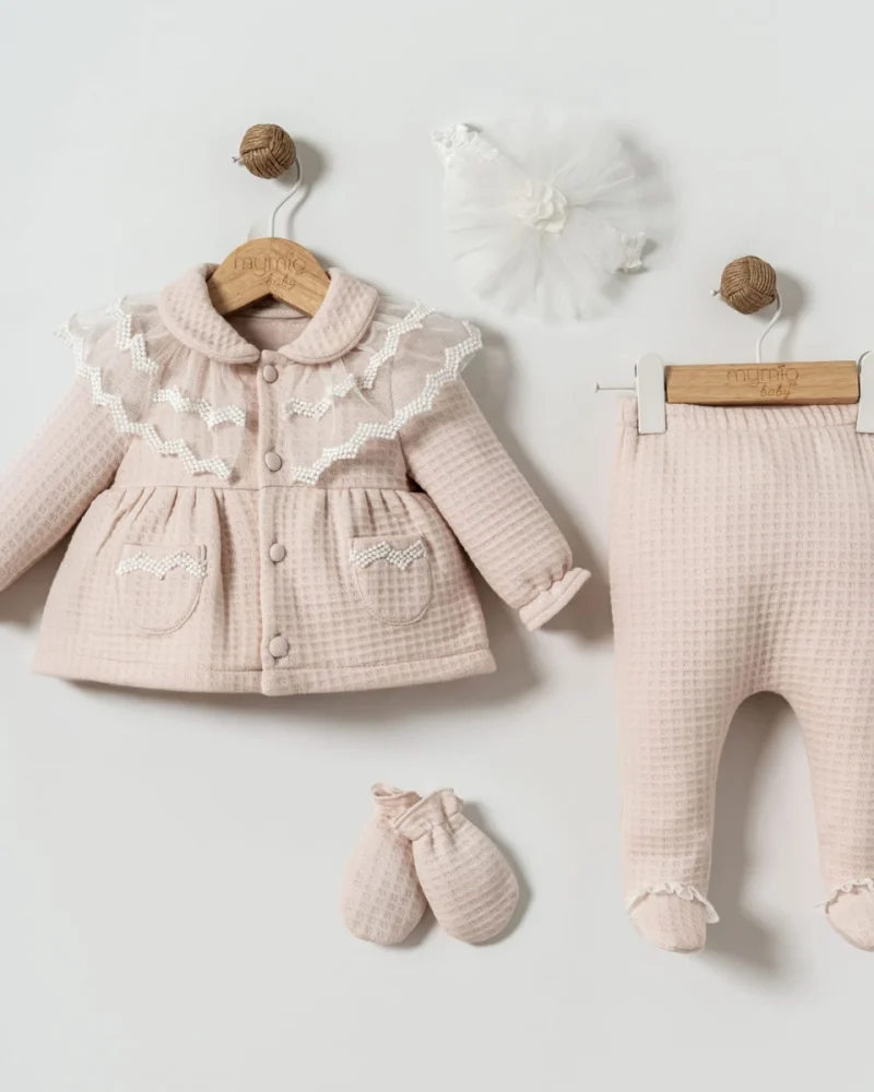 Blush Pink 4-Piece Baby Girl Set