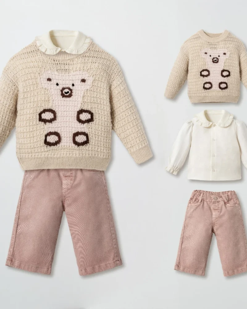 Giraffe Knit 3-Piece Set