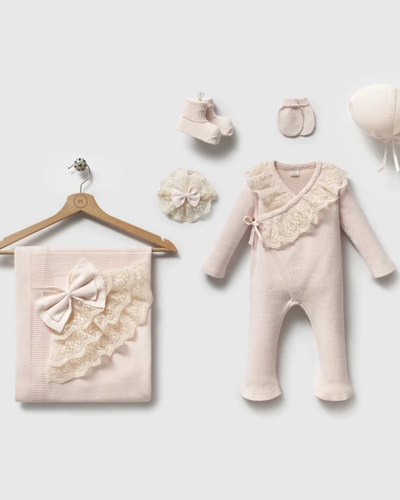 Elegant Lace Baby Set