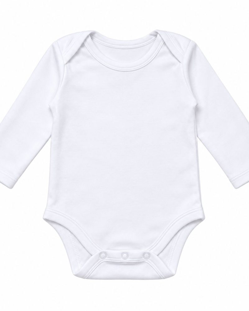 White Long Sleeve Bodysuit